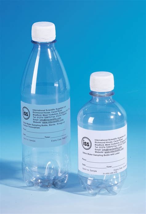 water bottle testing|sample bottles for water testing.